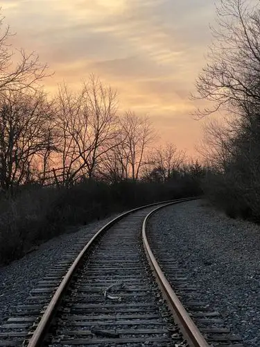 Chasing golden hour down these winding tracks.